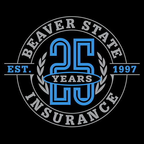 Beaver State Insurance 25 year seal<br />
