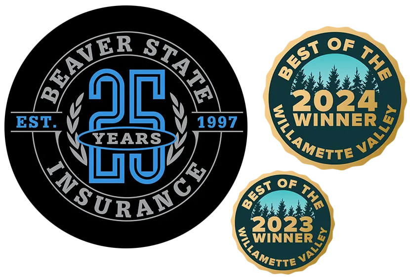 Beaver State Insurance 25 year seal<br />
